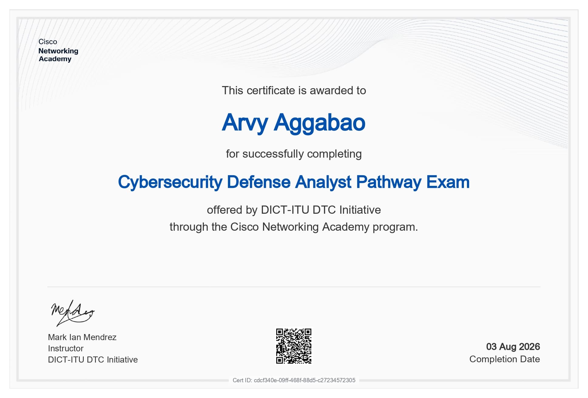 Cybersecurity Defense Analyst Career Path preview
