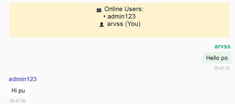 Screenshot of the Python socket chat application with its desktop interface